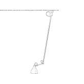 Adjustable steel ceiling lamp Capralba