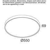 LED ceiling lamp with dimmable function Jamoigne