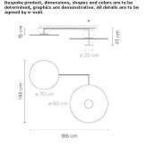 Metalowa lampa sufitowa LED Farrera