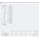 Recessed brass LED wall lamp with swing arm Assemini