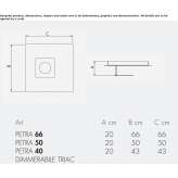 Aluminum ceiling lamp Kretinga