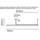 Aluminiowa lampa sufitowa LED Callac