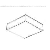 Steel wall lamp/ceiling lamp Varybobi