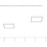 LED ceiling lamp made of acrylic glass for the bathroom Kaarina