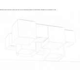 Plaster ceiling lamp Kaarina