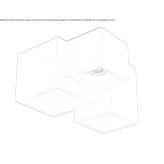 Plaster ceiling lamp Kaarina