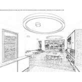 LED ceiling lamp Binatli