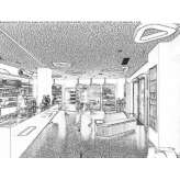 LED ceiling lamp Binatli