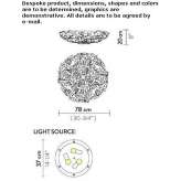Kinkiet/lampa sufitowa Opalflex® Junction
