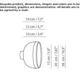 Metalowa lampa sufitowa LED Mercer