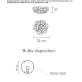 Kinkiet/lampa sufitowa Opalflex® Cogliate