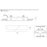 Modułowa lampa sufitowa LED Birzai