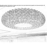 Ceiling lamp with crystals Moorooka