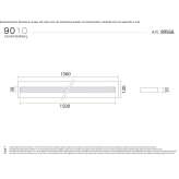 Modułowa lampa sufitowa LED Cristaly® Muras