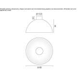 Aluminiowa lampa sufitowa LED Manage