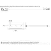 Lampa sufitowa LED Cristaly® Serfaus