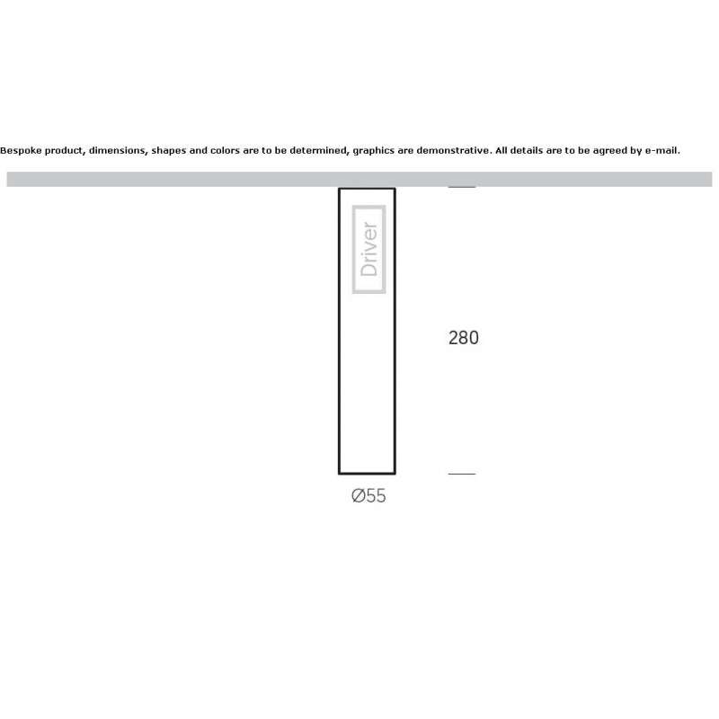 Metalowa lampa sufitowa LED Geria Metalowa lampa sufitowa LED Geria