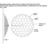Crystal wall lamp/ceiling lamp Dovbysh