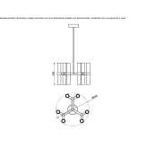 LED ceiling lamp handmade of frosted glass Bennekom