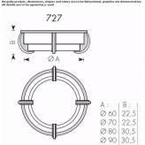 Glass ceiling lamp Svitavka