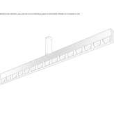 Modułowa aluminiowa lampa sufitowa LED Banesti