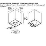 Ceiling mounting fixture Lucma