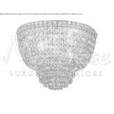 Ceiling lamp with crystals Almenara