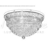 Ceiling lamp with crystals Almenara