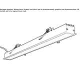 LED lamp for suspended ceilings Danta