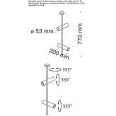 Adjustable aluminum ceiling lamp Novaci