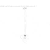 Brass LED ceiling lamp Dabeiba