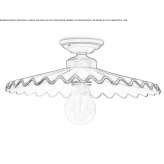 Ceramic ceiling lamp Randazzo