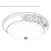 Ceramic ceiling lamp Knezha