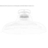 Ręcznie robiona lampa sufitowa do łazienki Lesu