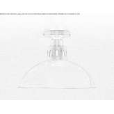 Handmade brass ceiling lamp Zarubino