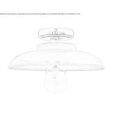 Handmade ceiling lamp for the bathroom Darley