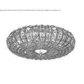 Metal ceiling lamp Velburg