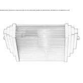 Mosiężna lampa sufitowa Mook