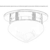 Handmade ceiling lamp Savinka
