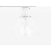 Handmade LED ceiling lamp Icuseni