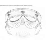 Brass ceiling lamp Grignano