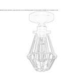 Handmade ceiling lamp Dogankoy