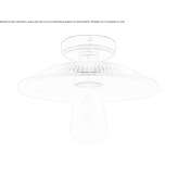 Handmade ceiling lamp for the bathroom Oedelem
