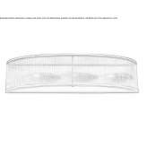 Brass wall lamp/ceiling lamp Grude