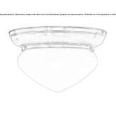 Brass ceiling lamp Dolyna