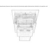 Handmade glass ceiling lamp Lapwai