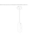 Mosiężna lampa sufitowa LED Ligueil