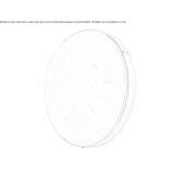 Brass LED ceiling lamp Kirazli