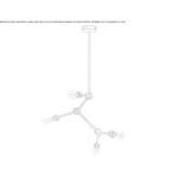 Brass ceiling lamp Igls