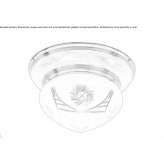Brass ceiling lamp Dolyna
